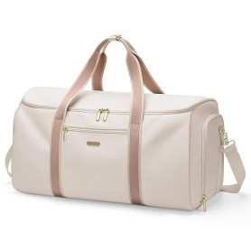 Sac de Voyage Convertible 2 en 1 Sac à Main pour Femme Sac de Vêtements Pliable Sac de Sport pour Les Voyages d'affaires et Les
