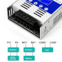 BuyWeek 60A Régulateur de charge solaire MPPT 12V/24V/36V/48V Contrôleur de Charge Solaire MPPT Écran LCD rétroéclairage, Max 18