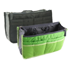 NOVAGO Lot de 2 Organiseurs Pochette Sac de Rangement intérieur pour Sac à Main ou Sac de Voyage (Divers Coloris Disponibles) (V
