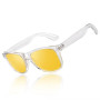 LINVO Lunettes de Soleil Polarisées pour Homme Femme Classique Lunettes de Conduite Anti-UV Lunettes de Soleil Design Rétro des