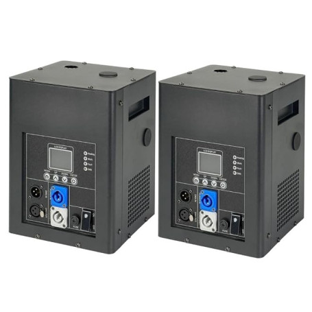 Flaire by MA Machine à étincelle froide 750 W | Machine à effets spéciaux Sparkular | Télécommande DMX sans fil et écran LCD | 2