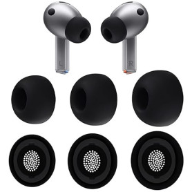 3 Paires Embouts Ecouteur pour Galaxy Buds Pro 3, Silicone Compatible avec Samsung Galaxy Buds Pro, Compatibles avec Étui de Cha