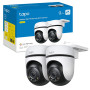 Tapo 2K Caméra de Surveillance WiFi extérieur 360°, Vision Nocturne Couleur, Détection de Personne et Suivi de Mouvement, Étanch