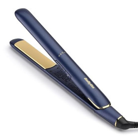 BaByliss Lisseur Cheveux Midnight Luxe - Plaques flottantes en Titane-Céramique, Chauffe rapide en 30 Secondes, 3 réglages de te