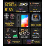 Ulefone 5G Téléphone Portable Robuste Armor 12, Dimensité 700 8Go+128Go, 6,52’’ IP68 Smartphone Débloqué Incassable Android 11,