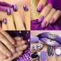 Hanyousheng Pinceaux en Silicone Nail Art, 5 Pcs Sculpture Stylo Kit, Silicone Nail Art Sculpture Pen, Double Tête Pinceaux Nail
