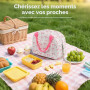 BuyCard sac isotherme repas femme – Boîte à déjeuner | Sac isotherme étanche et résistant à l'huile pour le travail, l'école, le