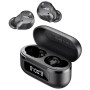 TOZO NC9 Écouteurs Bluetooth 5.3 sans fil avec ANC hybride jusqu’à 45 dB, micro clair à 6 microphones ENC pour les appels profes