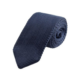 WANYING Hommes 7cm étroite Tricotés Cravate Narrow Tie Retro Sporty Casual Bureau Basic pour Gentleman