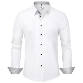 Chemise Homme Manches Longues Ensemble Été Chemise Masculine Vetement Traditionnelle Chemisette Slim Fit Affaires Casual Chemise