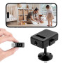 Mini Caméra Espion, 1080P HD Caméra Surveillance WiFi Interieur/Extérieur avec Objectif pivotant à 180°, Camera de Vision Noctur