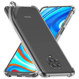 ebestStar - Coque pour Xiaomi Redmi Note 9 Pro / 9S, Etui Protection Silicone Transparent Antichoc, Coins Renforcés, Transparent