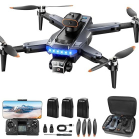 Drone avec Camera 4K Professionnel pour Adultes, GPS Drone pour Adultes, 54 Min de Vol,Moteur Brushless, Suivi Auto, Retour Auto