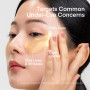 Patchs contour des yeux Korean Skincare au Rétinol et Or 24K, 30 paires - Masques gel hydrogel avec peptide de collagène pour ri
