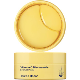 Patchs Yeux Anti-Cernes Korean Skincare: Masque Gel Sous les Yeux à la Vitamine C, Niacinamide, Acide Tranexamique, Caféine & Ac