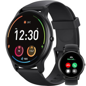 Parsonver Montre Connectée Homme Femme avec Appels Bluetooth, Montre Sport avec 100+ Sportifs, Étanche IP68, Moniteur Sommeil, F
