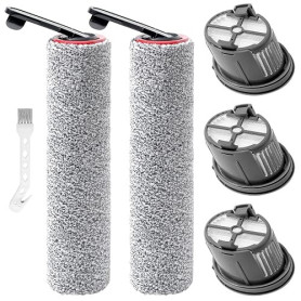 KiimSin accessoires pour Dreame H14, H14 Pro, H14 Dual Pièces de rechange pour aspirateur eau et poussière, 2 brosse rotative +