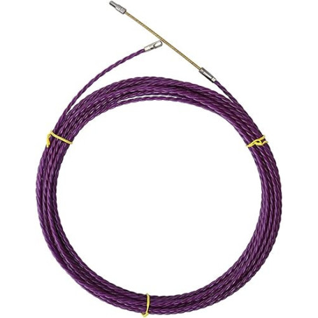 TOOSOAR® Tire Fils Electrique 30M 6MM avec 2 Ressorts de Traction, Flexible and Lightweight Aiguille Electricien, Tire-câble pou