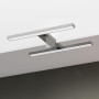 DEELUX Lampe Miroir LED Salle de Bain Avec Interrupteur, 30CM 500LM 5W Luminaire Salle de Bain 6000K Blanc Froid 230V, Applique
