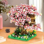 Sakura Arbre Maison Construire Bloc, 12580 Pièces Ensemble de Construction Cabane dans Les Arbres, Sakura Botanical Collection B
