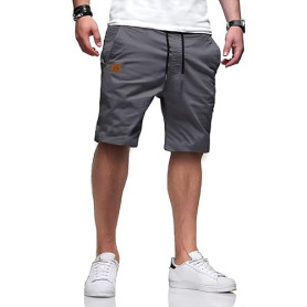 Tansozer Short Homme Ete Chino Casual Shorts avec Poches