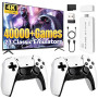 AGSTMG Console de jeux rétro 2026, 4K HDMI avec plus de 40 000 jeux, 23 émulateurs, Plug-and-Play, double manette sans fil 2,4 G