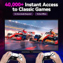 AGSTMG Console de jeux rétro 2026, 4K HDMI avec plus de 40 000 jeux, 23 émulateurs, Plug-and-Play, double manette sans fil 2,4 G