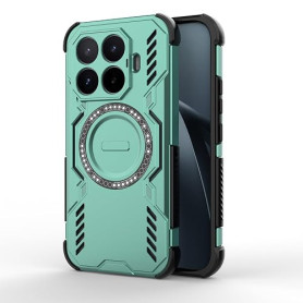 YUXING Coque pour Xiaomi Redmi 15C 5G 4G – Antichoc Militaire Double Couche TPU+PC, Airbags aux Coins, Magnétique Antidérapante
