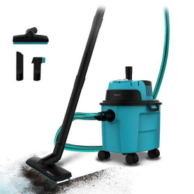 Cecotec Aspirateur Filaire Conga Rockstar Wet & Dry. Aspirateur de Jardin Compact 10L, 1000W, léger, Compact, Double Fonction d'