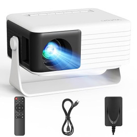 Yoton Mini Projecteur, 2026 amélioré, 1080P Full HD, 15000 lumens, Zoom à 50%, Auto Keystone, Videoprojecteur Portable Compatibl