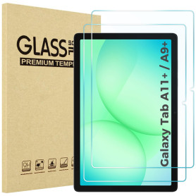 ProCase 2 Verre Trempé pour Samsung Galaxy Tab A11+ (SM-X230) 2025/ A9+ (SM-X210) 2023 11”, Film Protection d'Écran Protecteur T