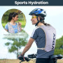 Flintronic Sac à Dos Hydratation, Sac à Dos de Vélo, Réglable Ultraléger Réfléchissant, avec vessie d'eau de 1.5L pour Femme Hom