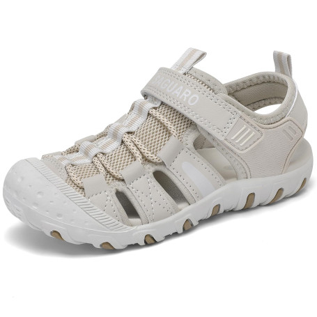 SAGUARO Sandales Garçon d’Été à Bout Fermé Enfant Chaussures Outdoor Antidérapantes et Respirantes Sandales,25-38