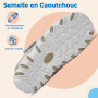 SAGUARO Sandales Garçon d’Été à Bout Fermé Enfant Chaussures Outdoor Antidérapantes et Respirantes Sandales,25-38
