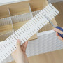 Avilia Diviseur pour tiroirs 49,5 x 10 cm – Lot de 6 pièces : Optimisez l'organisation de vos tiroirs avec ces séparateurs prati