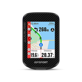 iGPSPORT BSC300T Compteur Velo sans Fil, 2,4’’ Écran Tactile Map Navigation GPS 130+ Données Alerte Hors Itinéraire, Di2 IPX7 Sy