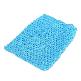 QIIIMSLSS Haut tube pour enfants de 22,9 cm sans crochet - Taille élastique - Bandeau pour cheveux - Jupe tutu amovible