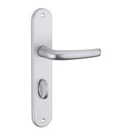 THIRARD - Ensemble de Poignées pour Porte Intérieure Maia - Aluminium Anodisé - Usage Salle de Bain et Toilette - Fermeture à Co