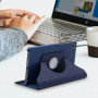 ebestStar - Coque pour Samsung Galaxy Tab A7 Lite 8.7 T220 T225, Etui Rotatif 360, Housse Protection PU Cuir, Bleu Foncé