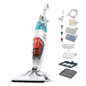 Rowenta, Nettoyeur vapeur, 2 en 1, Aspire et lave en même temps, Nettoyeur à main amovible, Performant, Assainir, Technologie Cy