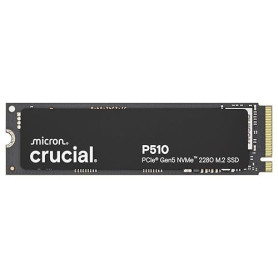 Crucial P510 SSD 1To PCIe 5.0 x4 NVMe M.2, Lecture jusqu'à 11.000 Mo/s, écriture jusqu'à 9.500 Mo/s, Compatible avec Ordinateur