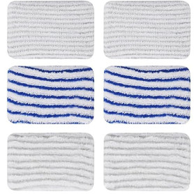 6 Pièces Clean and Steam Lingette, Clean and Steam Accessoires, Serpillere Balai Vapeur pour Rowenta Clean & Steam ZR850002 ZR00