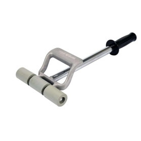 Rouleau de pression télescopique - Avec poignée en acier - 190 mm