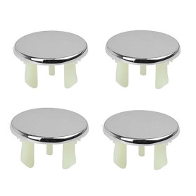 Couvercle de Trop-Plein pour Lavabo,4 Pcs Trop Pleins pour Robinets,Bouchon Trop Plein Lavabo,Cache Trou Evier pour Lavabo,Salle