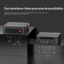 BOSGAME P4 Plus Dual 2.5G LAN Mini PC de Jeu, processeur AMD Ryzen 7 5825U (jusqu'à 4,5 GHz), Windows 11 Pro Mini-Ordinateur, 16