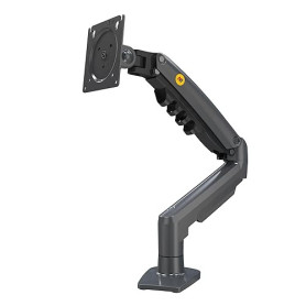 Ergosolid Support Écran PC Moniteur, Bras Articulé Ergonomique Ressort à Gaz, 17-32 Pouces, VESA 75mm et 100mm, Rotatif à 360°