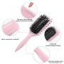 Brosse à boucler – Fixe et modele les boucles | Réduit la traction, les frisottis et la séparation. Bords lisses, unisexe.