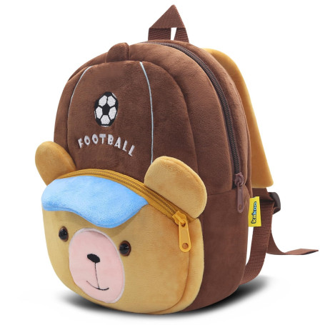 PROTAURI Sac a Dos Pour Enfants pour Garçon 1-4 Ans, Sac a Dos Maternelle Confortable, Cartable Maternelle Léger, Motif Ours Foo