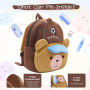PROTAURI Sac a Dos Pour Enfants pour Garçon 1-4 Ans, Sac a Dos Maternelle Confortable, Cartable Maternelle Léger, Motif Ours Foo