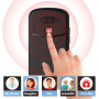 Téléphone portable Ukuu pour personnes âgées avec bouton SOS, base de charge, touches de volume élevées USB-C, batterie 1000 mAh
